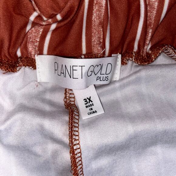 Planet Gold Womens Cropped Wide Leg Pants Size 3X NWT - Picture 2 of 5